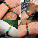 Pulseras de roca de lava 7 chakras - additional image 4